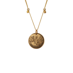 Better Together - Gabriel/Mary Large Pendant Antique Gold