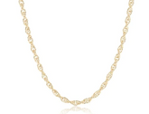 17" Choker Rope Chain - Gold