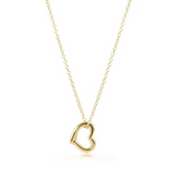 16" Necklace Gold - Love Charm