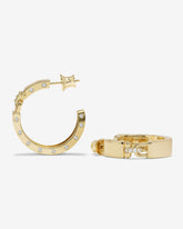 Ashley Lock Hoops 1"- Gold