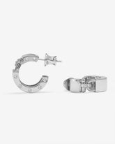 Ashley Lock Huggies - Silver