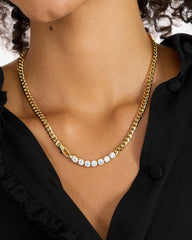 Baby Julian Loves Diamonds Necklace 18"