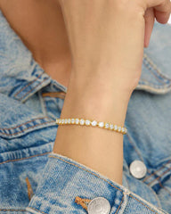 Baroness Tennis Bracelet Sz 6.5