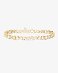 Baroness Tennis Bracelet Sz 7.5 Gold