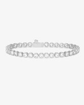Baroness Tennis Bracelet Silver Sz 6.5