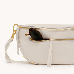 Charles Crossbody Lg-Calla Lilly White