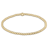 Classic Gold 2.5 mm Bead Bracelet