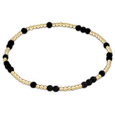 Extends - Hope Unwritten Gemstone Bracelet - Matte Onyx