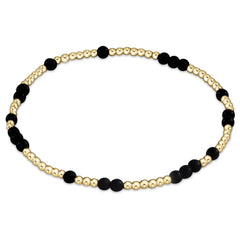 Extends - Hope Unwritten Gemstone Bracelet - Matte Onyx