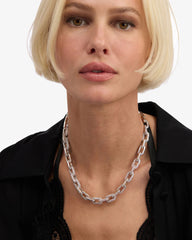 Frankie Pavé Chain Necklace 18"