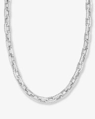 Frankie Pavé Chain Necklace 18"