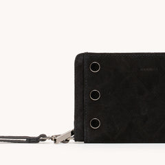 Bryant Wallet-Noir Diamond Suede-GM