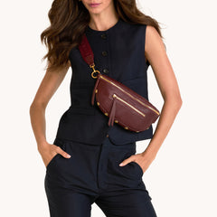 Charles Crossbody - Cherrywood Pebble BG