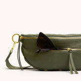 *Charles Crossbody Med-Olive