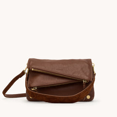 Dillon Sml-Chocolate Diamond Suede-AG