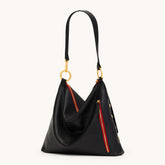 Kyle Large Black BG Red Zip