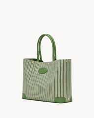 *Olympia Tote - Pickle Stripe - BG