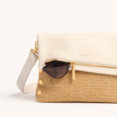 *VIP Med-Calla Lily White Raffia-BG