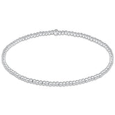 Classic Sterling 2mm Bead Bracelet
