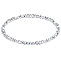 Classic Sterling 3mm Bead Bracelet