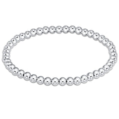 Classic Sterling 4mm Bead Bracelet
