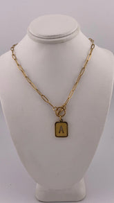 Initial Necklace - A