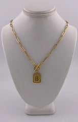Initial Necklace - B