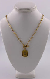 Initial Necklace - C