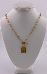 Initial Necklace - C