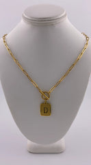 Initial Necklace - D