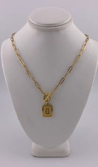 Initial Necklace - G