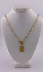 Initial Necklace - K