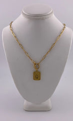 Initial Necklace - Q