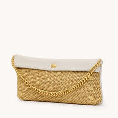 Invitation Clutch - Calla Lily Raffia