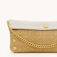 Invitation Clutch - Calla Lily Raffia
