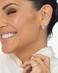 Lil' Norah Earrings - Silver