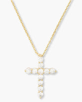 Oh She Fancy Small Cross - Gold