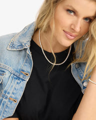 Not Your Basic Tennis Necklace 18'