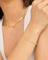 Samantha Chain Link Bracelet - Gold