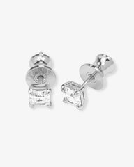 The Queen's 4mm Studs - Silver