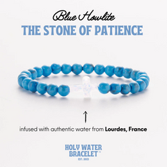 Women's Cross - Blue Howlite