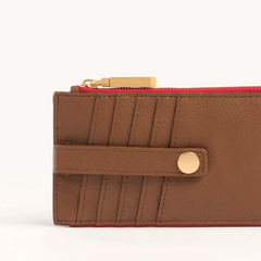 210 WEST Mahogany Pebble-BG-Red Zip