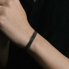 Metalystic Platinum Black 8mm Cuff