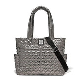 Pewter Mtlc Kameron Utility Tote