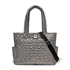 Pewter Mtlc Kameron Utility Tote