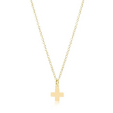 egirl 14" Necklace Gold - Signature Cross Gold