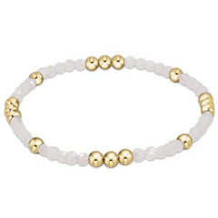 Worthy Pattern 3mm Bracelet- Moonstone