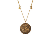 Better Together - Michael/Mary Small Pendant Antique Gold