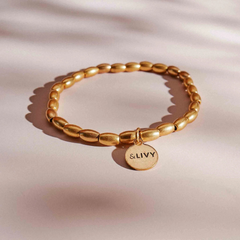 Catch My Drift? Beaded Stretch Bracelet