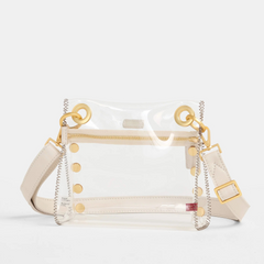 *Tony Small Clear-Calla Lily White